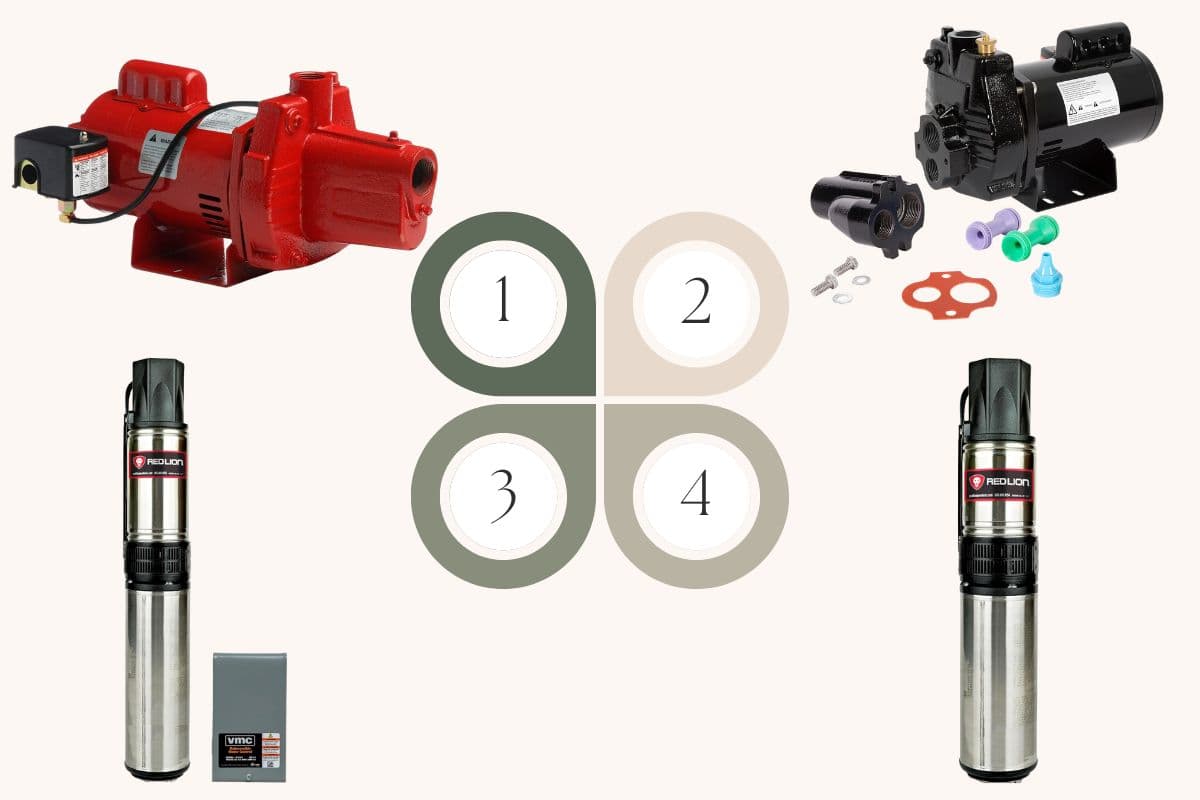 Submersible well pump being lowered into a residential well casing by a homeowner